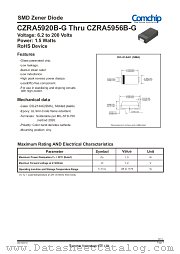 CZRA5928B-G datasheet pdf Comchip Technology