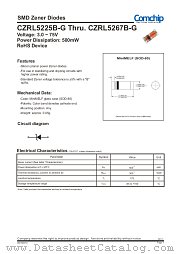 CZRL5263B-G datasheet pdf Comchip Technology