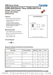 CZRL55C20-G datasheet pdf Comchip Technology