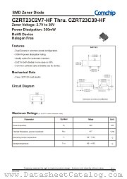 CZRT23C6V2-HF datasheet pdf Comchip Technology