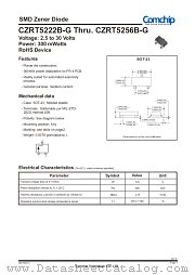 CZRT5236B-G datasheet pdf Comchip Technology