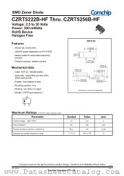 CZRT5222B-HF datasheet pdf Comchip Technology