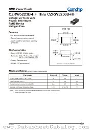 CZRW5227B-HF datasheet pdf Comchip Technology