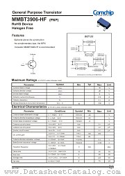 MMBT3906-HF datasheet pdf Comchip Technology