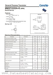 MMST2222A-G datasheet pdf Comchip Technology