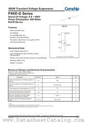 P4KE47CA-G datasheet pdf Comchip Technology