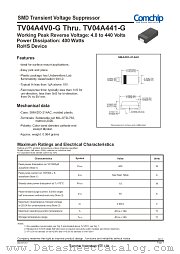 TV04A7V0JB-G datasheet pdf Comchip Technology