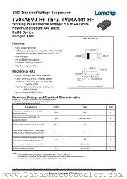 TV04A540J-HF datasheet pdf Comchip Technology