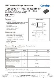 TV06B401J-HF datasheet pdf Comchip Technology