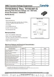 TV15C150J-G datasheet pdf Comchip Technology