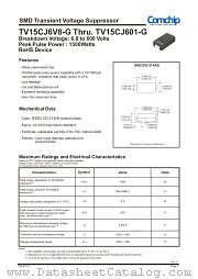 TV15CJ551A-G datasheet pdf Comchip Technology