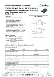 TV30C750J-G datasheet pdf Comchip Technology