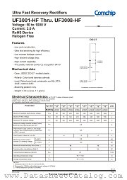 UF3003-HF datasheet pdf Comchip Technology