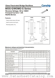 W10G-G datasheet pdf Comchip Technology