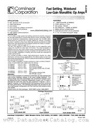 CLC400AJE datasheet pdf Comlinear Corporation