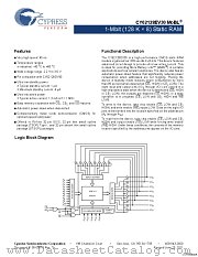 CY62128EV30LL-45ZXIT datasheet pdf Cypress