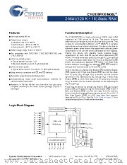 CY62136FV30LL-55ZSXET datasheet pdf Cypress