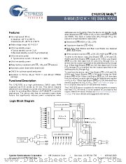 CY62157ELL-55BVXE datasheet pdf Cypress