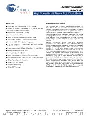 CY7B994V-2AXC datasheet pdf Cypress