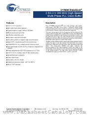 CY7B995AXI datasheet pdf Cypress