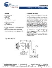 CY7C1051DV33-10ZSXIT datasheet pdf Cypress
