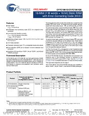 CY7C1061G30-10ZSXIES datasheet pdf Cypress