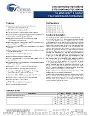 CY7C1911KV18-250BZCT datasheet pdf Cypress