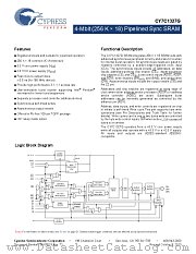 CY7C1327G-133AXI datasheet pdf Cypress