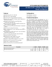 CY7C1420KV18-250BZC datasheet pdf Cypress