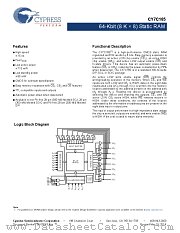 CY7C185-20PXC datasheet pdf Cypress