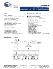 CY7C65621-56LTXI datasheet pdf Cypress