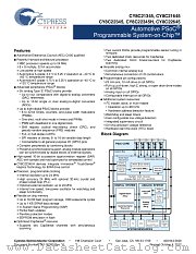 CY8C21645-12PVXET datasheet pdf Cypress