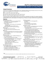 CY8C3246AXI-138 datasheet pdf Cypress