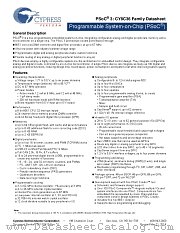 CY8C3666AXI-052 datasheet pdf Cypress