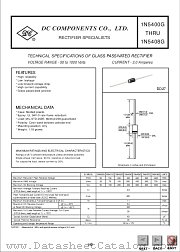 1N5401G datasheet pdf DC Components