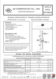 5KP54A datasheet pdf DC Components