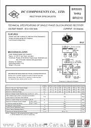 BR501 datasheet pdf DC Components
