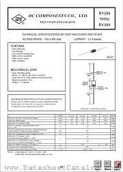BY397 datasheet pdf DC Components