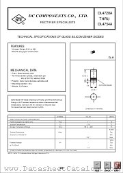 DL4729A datasheet pdf DC Components
