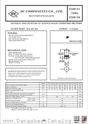 ESM101 datasheet pdf DC Components