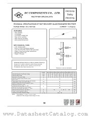 FR157G datasheet pdf DC Components