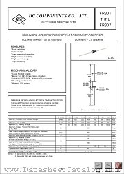FR304 datasheet pdf DC Components