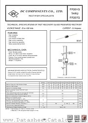 FR302G datasheet pdf DC Components
