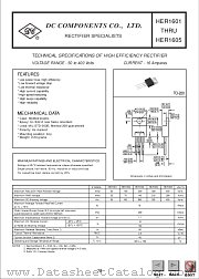 HER1601 datasheet pdf DC Components