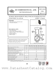 KBPC10005 datasheet pdf DC Components