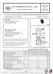 BR31 datasheet pdf DC Components