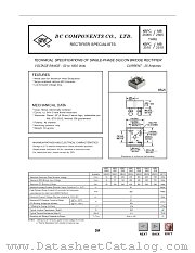 KBPC252 datasheet pdf DC Components