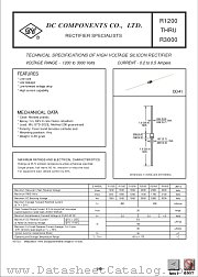 R1800 datasheet pdf DC Components