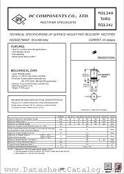 RGL34A datasheet pdf DC Components