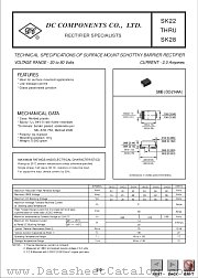 SK28 datasheet pdf DC Components